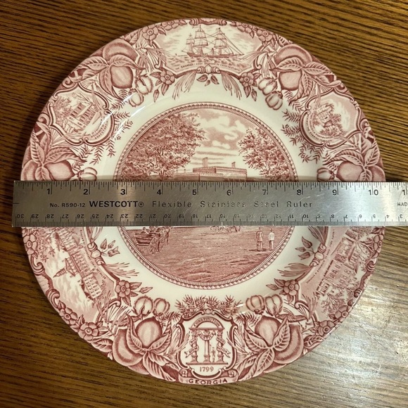 Vintage Richmond Academy Augusta Georgia Wedgwood Transferware Plate - Picture 3 of 5